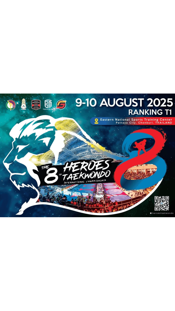 π₯ The 8th Heroes Taekwondo International Championship β A Premier Global Event! π₯π